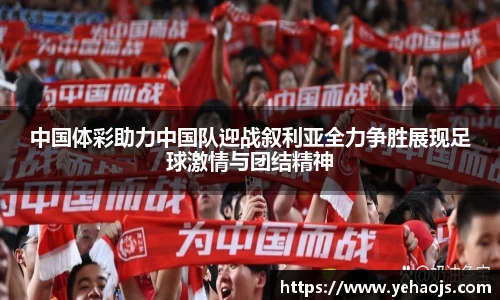 中国体彩助力中国队迎战叙利亚全力争胜展现足球激情与团结精神